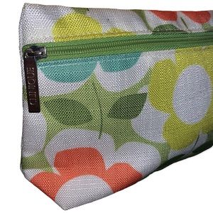 Clinique Flower Pattern Makeup Bag Carrying Case